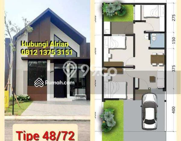 Rumah Minimalis Dijual di Parung Panjang 2 Kamar dengan LT 60m2 Rumah Minimalis Dijual di Parung Panjang 2 Kamar dengan LT 60m2