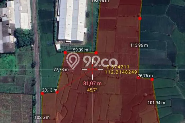 Kavling Tanah Dijual di Sukodadi, Lamongan, Luas 53000m2 Area Strategis Kavling Tanah Dijual di Sukodadi, Lamongan, Luas 53000m2 Area Strategis