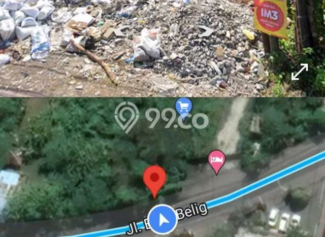 Kavling Tanah untuk Dijual di Batu Belig, Badung, Luas 1880m2 Kavling Tanah untuk Dijual di Batu Belig, Badung, Luas 1880m2