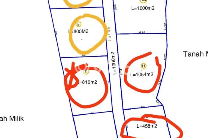 Tanah Dijual di Badung Seluas 760m2 Strategis Tanah Dijual di Badung Seluas 760m2 Strategis