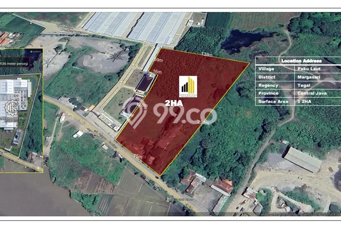 Kavling Tanah Dijual di Margasari Tegal Spesifikasi 20000m2 Kavling Tanah Dijual di Margasari Tegal Spesifikasi 20000m2
