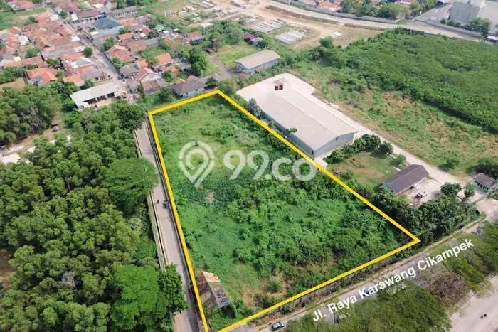 Tanah untuk Dijual Lokasi Cikampek, Karawang Luas 7579m2 SHM Tanah untuk Dijual Lokasi Cikampek, Karawang Luas 7579m2 SHM