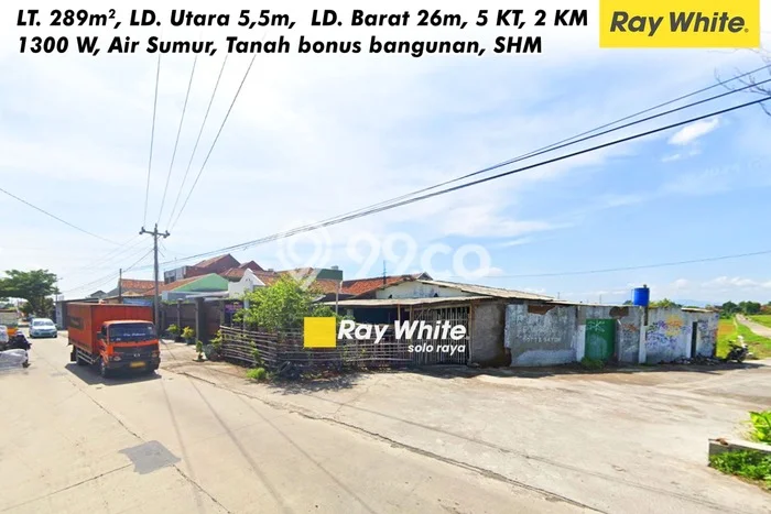 Tanah Kosong Dijual di Klaten dengan Area 289m2 Tanah Kosong Dijual di Klaten dengan Area 289m2