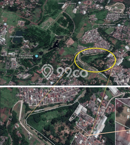 Tanah Kavling di Cibinong Dijual dengan Luas 53206m2 Tanah Kavling di Cibinong Dijual dengan Luas 53206m2