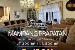 Hunian Mewah Dijual LT 300m2 di Mampang Prapatan, Jakarta Selatan Hunian Mewah Dijual LT 300m2 di Mampang Prapatan, Jakarta Selatan