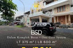 Hunian Eksklusif Siap Huni LT 375m2 di BSD, Tangerang Selatan Hunian Eksklusif Siap Huni LT 375m2 di BSD, Tangerang Selatan