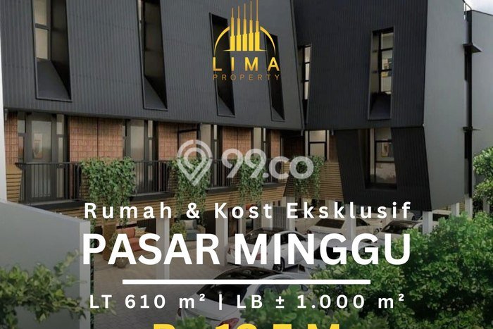 Rumah Kost Dijual Lokasi Pasar Minggu, Jakarta Selatan, 15 Kamar Tidur, 15 Kamar Mandi, 1000m2 Rumah Kost Dijual Lokasi Pasar Minggu, Jakarta Selatan, 15 Kamar Tidur, 15 Kamar Mandi, 1000m2