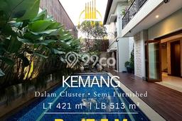 Ready to Use! Luxury House LT 421m2 Desain Modern di Kemang Ready to Use! Luxury House LT 421m2 Desain Modern di Kemang