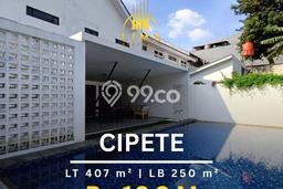 Ready to Use! Luxury House LT 407m2 Desain Modern di Cipete Ready to Use! Luxury House LT 407m2 Desain Modern di Cipete