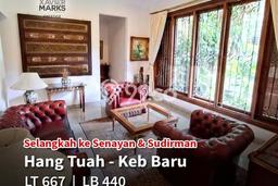 Hunian Eksklusif Siap Huni LT 667m2 di Kebayoran Baru, Jakarta Selatan Hunian Eksklusif Siap Huni LT 667m2 di Kebayoran Baru, Jakarta Selatan