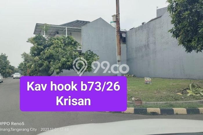 Tanah Kavling di Cipondoh Dijual dengan Luas 213m2 Tanah Kavling di Cipondoh Dijual dengan Luas 213m2