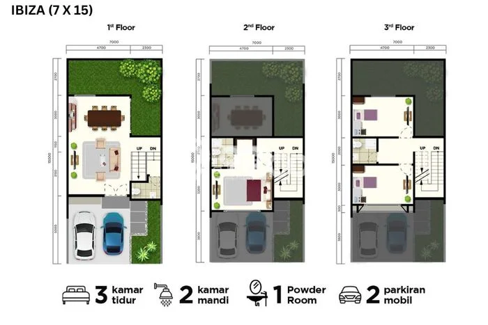 Rumah Minimalis 3 KT di Batam Centre Batam Semi Furnished Rumah Minimalis 3 KT di Batam Centre Batam Semi Furnished