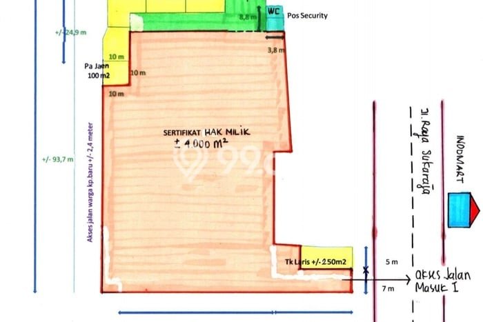 Kavling Tanah Dijual di Sukaraja Sukabumi Spesifikasi 3970m2 Kavling Tanah Dijual di Sukaraja Sukabumi Spesifikasi 3970m2