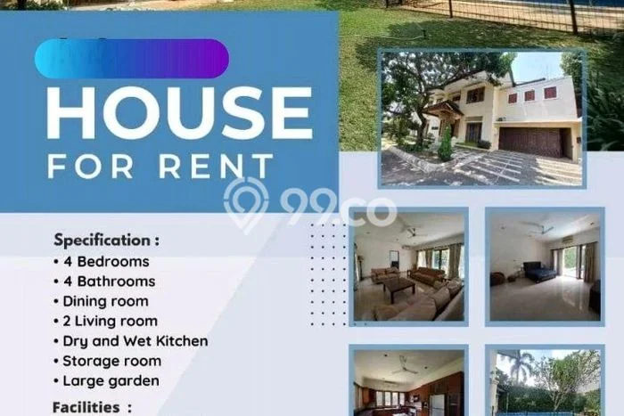 Rumah sewa siap pakai 4 KT di Pejaten, Jakarta Selatan Rumah sewa siap pakai 4 KT di Pejaten, Jakarta Selatan