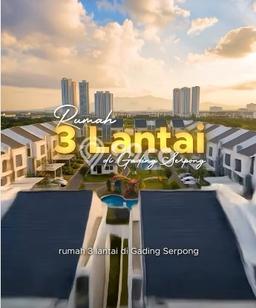 Dijual Rumah Eksklusif 3 KT di Gading Serpong, Tangerang Dijual Rumah Eksklusif 3 KT di Gading Serpong, Tangerang