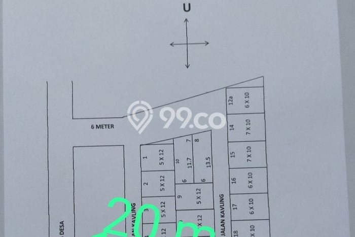 Tanah Kavling untuk Dijual di Balongpanggang Gresik 200m2 Tanah Kavling untuk Dijual di Balongpanggang Gresik 200m2