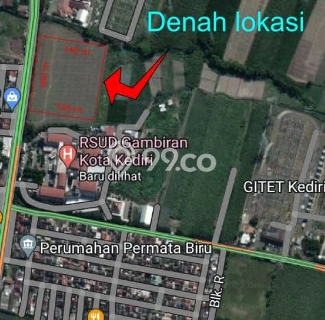 Tanah Kavling Dijual di Kediri, Kediri dengan Luas Tanah 19300m2 Tanah Kavling Dijual di Kediri, Kediri dengan Luas Tanah 19300m2