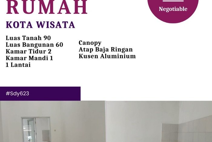 Jual Rumah Modern 2 KT di Kota Wisata, Jakarta Timur Jual Rumah Modern 2 KT di Kota Wisata, Jakarta Timur