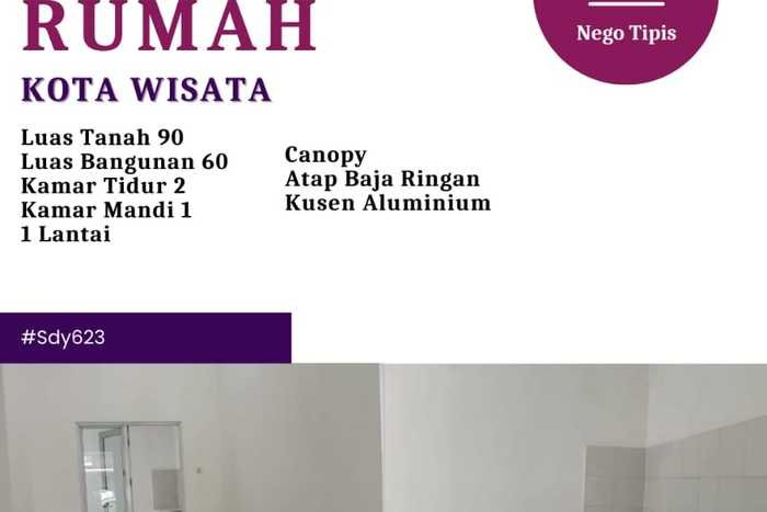 Jual Rumah Eksklusif 2 KT di Kota Wisata, Jakarta Timur Jual Rumah Eksklusif 2 KT di Kota Wisata, Jakarta Timur