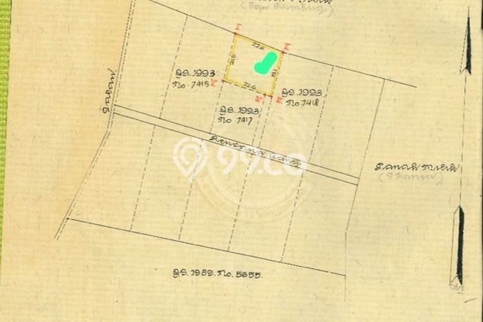 Kavling Tanah untuk Dijual di Goa Gong, Badung, Luas 450m2 Kavling Tanah untuk Dijual di Goa Gong, Badung, Luas 450m2