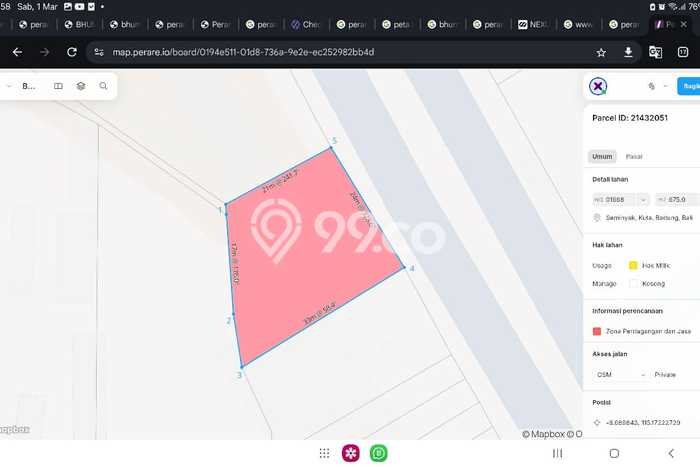 Tanah Kavling Dijual di Badung dengan Spesifikasi 3055m2 Tanah Kavling Dijual di Badung dengan Spesifikasi 3055m2