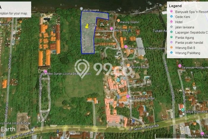 Tanah Siap Bangun Dijual di Buleleng Punya Luas 22m2 Tanah Siap Bangun Dijual di Buleleng Punya Luas 22m2