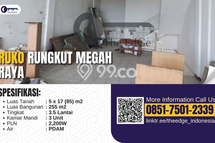 Unit Ruko Disewa Lokasi Rungkut, Surabaya Spesifikasi Luas Bangunan 255m2 Unit Ruko Disewa Lokasi Rungkut, Surabaya Spesifikasi Luas Bangunan 255m2
