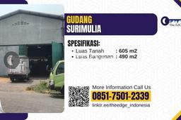 Unit Gudang Dijual di Surabaya LT 605m2 & LB 490m2 Unit Gudang Dijual di Surabaya LT 605m2 & LB 490m2