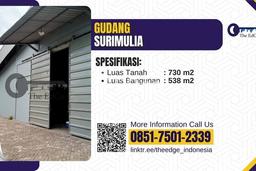 FOR RENT! Gudang di Margomulyo Cocok untuk Bisnis 538m2 FOR RENT! Gudang di Margomulyo Cocok untuk Bisnis 538m2