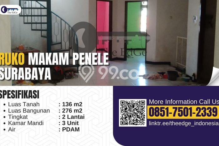 Ruko Dijual di Genteng LT 136m2, LB 272m2 untuk Investasi Ruko Dijual di Genteng LT 136m2, LB 272m2 untuk Investasi