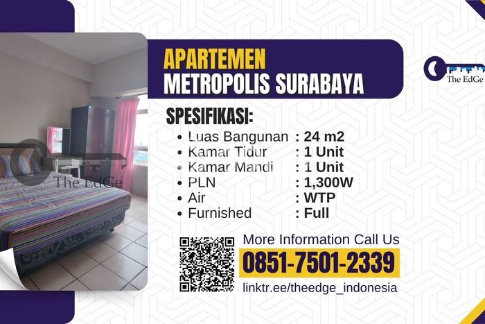 Sewa Sekarang Apartemen Nyaman 1 KT di Kawasan Wonocolo Sewa Sekarang Apartemen Nyaman 1 KT di Kawasan Wonocolo