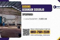 Gudang Disewakan Cepat di Gedangan Sidoarjo LB 5521m2 Gudang Disewakan Cepat di Gedangan Sidoarjo LB 5521m2