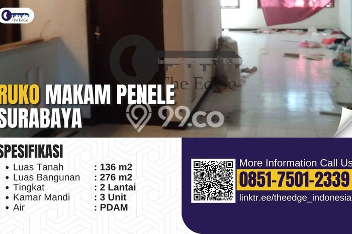 Ruko Dijual di Genteng LT 136m2, LB 272m2 untuk Investasi Ruko Dijual di Genteng LT 136m2, LB 272m2 untuk Investasi