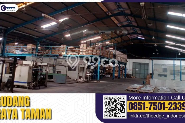 Gudang disewakan di Taman Sidoarjo dengan luas bangunan 7729m2 Gudang disewakan di Taman Sidoarjo dengan luas bangunan 7729m2