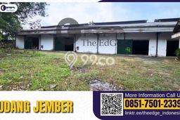 Unit Gudang disewakan di Sumbersari Jember dengan LT 3780m2 / LB 1440m2 Unit Gudang disewakan di Sumbersari Jember dengan LT 3780m2 / LB 1440m2