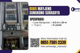Disewakan Ruko di Kawasan Ramai Mayjen Sungkono Luas 288m2 Disewakan Ruko di Kawasan Ramai Mayjen Sungkono Luas 288m2