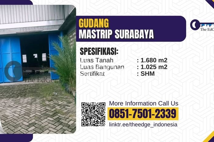 Unit Gudang Dijual di Karangpilang Surabaya Luas Bangunan 1025m2 Unit Gudang Dijual di Karangpilang Surabaya Luas Bangunan 1025m2