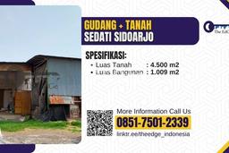 Gudang Paling Dicari LB 1009m2 Dijual di Sedati Gudang Paling Dicari LB 1009m2 Dijual di Sedati