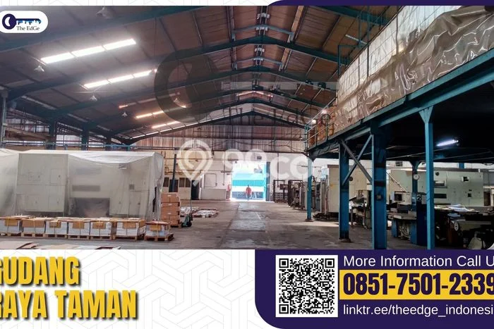 Gudang disewakan di Taman Sidoarjo dengan luas bangunan 7729m2 Gudang disewakan di Taman Sidoarjo dengan luas bangunan 7729m2