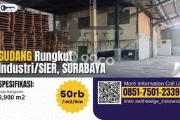 Disewakan Gudang di Kawasan Ramai Rungkut Industri Luas 3900m2 Disewakan Gudang di Kawasan Ramai Rungkut Industri Luas 3900m2