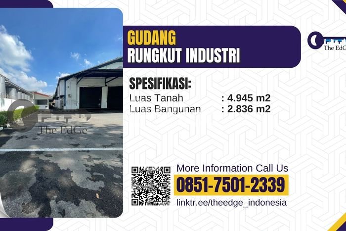 Gudang Dijual di Surabaya LT 4945m2 & LB 2836m2 Lokasi Terbaik! Gudang Dijual di Surabaya LT 4945m2 & LB 2836m2 Lokasi Terbaik!