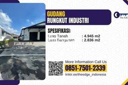 Gudang Dijual di Surabaya LT 4945m2 & LB 2836m2 Lokasi Terbaik! Gudang Dijual di Surabaya LT 4945m2 & LB 2836m2 Lokasi Terbaik!