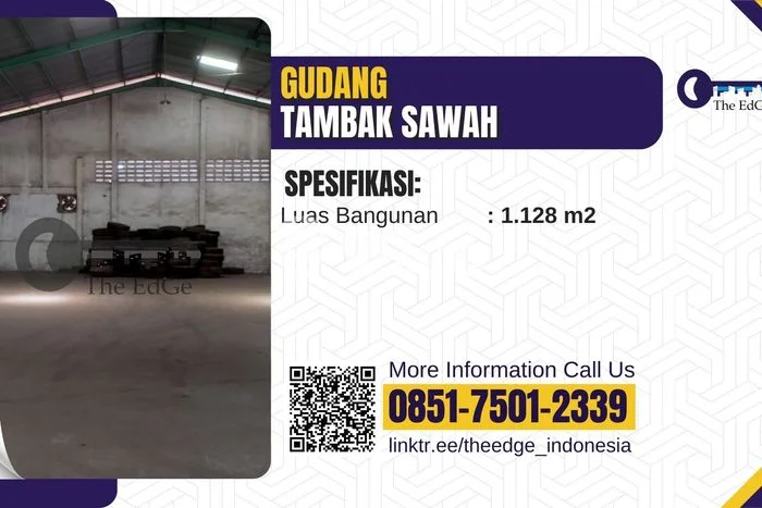 Disewakan Gudang komersial di Waru luas bangunan 1128m2 Disewakan Gudang komersial di Waru luas bangunan 1128m2