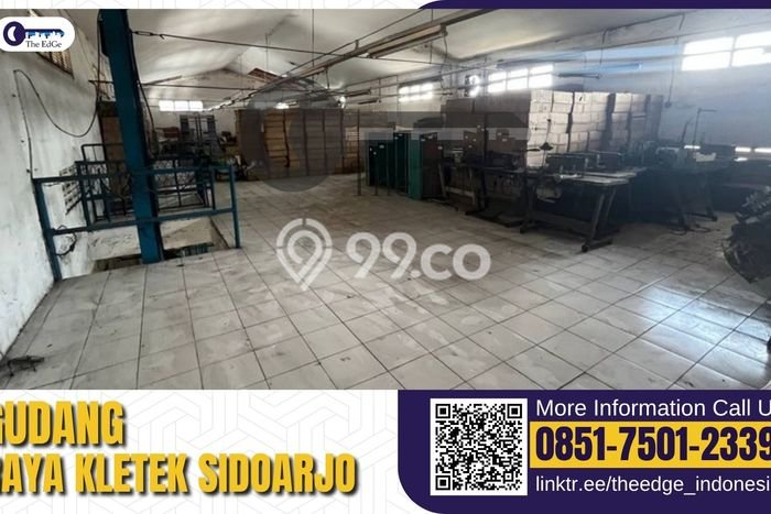 Unit Gudang Disewa Lokasi Taman, Sidoarjo Spesifikasi Luas Bangunan 4000m2 Unit Gudang Disewa Lokasi Taman, Sidoarjo Spesifikasi Luas Bangunan 4000m2