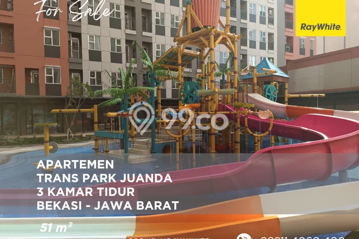 Dijual Apartemen di Bekasi 3 Kamar & 1 Kamar Mandi, Luas 51m2 Dijual Apartemen di Bekasi 3 Kamar & 1 Kamar Mandi, Luas 51m2