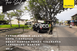 Tanah Dijual Lokasi Tigaraksa, Tangerang dengan Luas Tanah 438m2 dan Status - Tanah Dijual Lokasi Tigaraksa, Tangerang dengan Luas Tanah 438m2 dan Status -