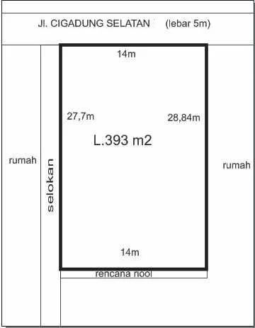 Tanah Dijual Lokasi Strategis di Bandung dengan Luas 393m2 Tanah Dijual Lokasi Strategis di Bandung dengan Luas 393m2