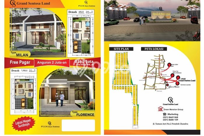Rumah SUPER MEWAH! area Sedati, Sidoarjo, LT 72m2m² LB 42m2m², BISA KPR Rumah SUPER MEWAH! area Sedati, Sidoarjo, LT 72m2m² LB 42m2m², BISA KPR