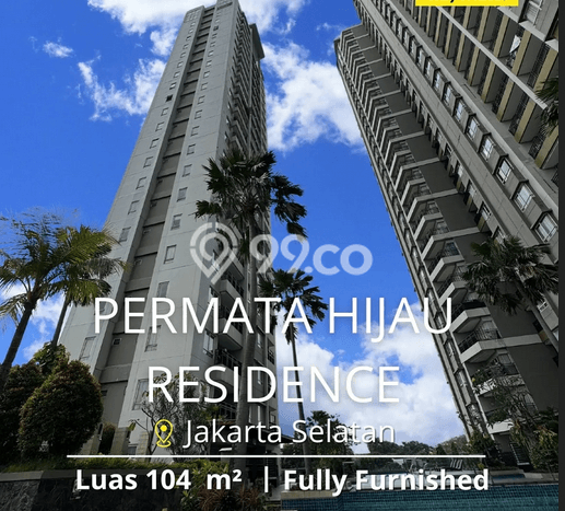 Sewa Apartemen Ekonomis 3 BR di Permata Hijau Jakarta Selatan Sewa Apartemen Ekonomis 3 BR di Permata Hijau Jakarta Selatan
