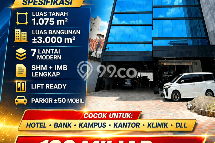 Unit Kantor Dijual di Menteng Jakarta Pusat Luas Bangunan 3000m2 Unit Kantor Dijual di Menteng Jakarta Pusat Luas Bangunan 3000m2